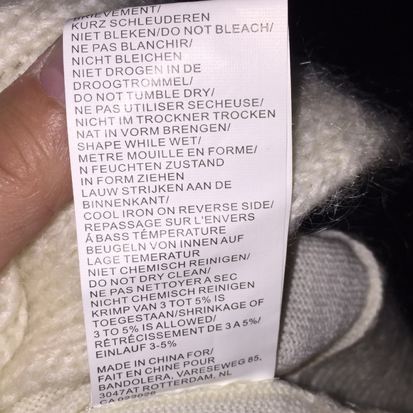 Bandolera Ladies Belted Cardigan Sweater Cream Size 12 - Picture 10 of 11